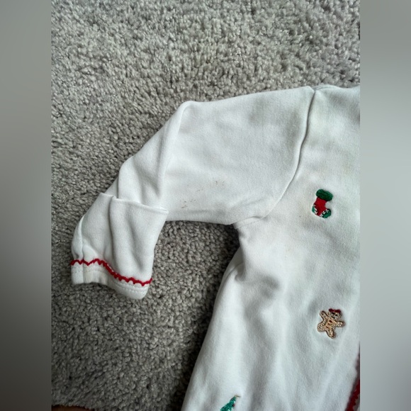 Honest Baby One Piece Christmas Pajamas Bundle Size 6-9m - Picture 3 of 7